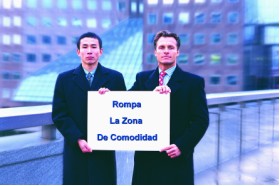 rompa la zona de seguridad alcanzar el éxito